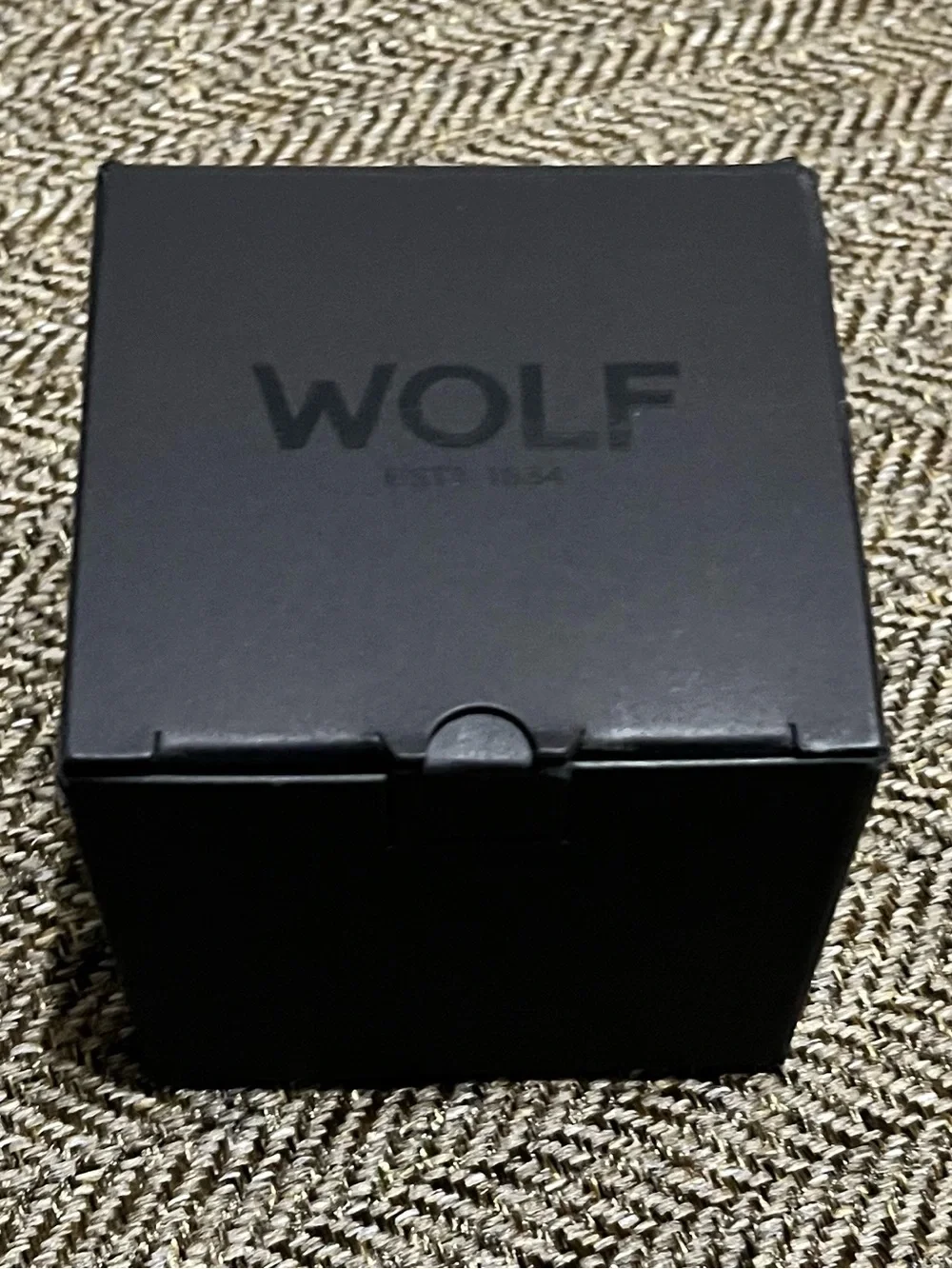 Wolf British Racing Single Watch Roll : BNIB , MSRP : $ 145.00 , COLOR : BLK